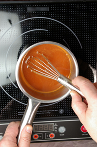 Préparation pour spaghetti d'une base semi-liquide