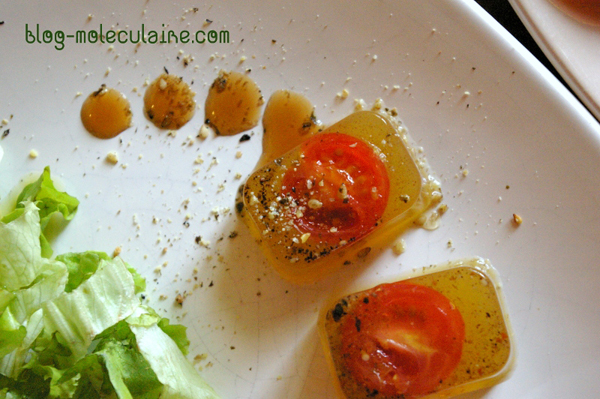 La tomate cerise en gelée d’épices