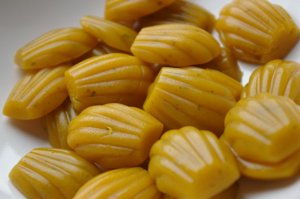 Madeleines de carotte au Gingembre