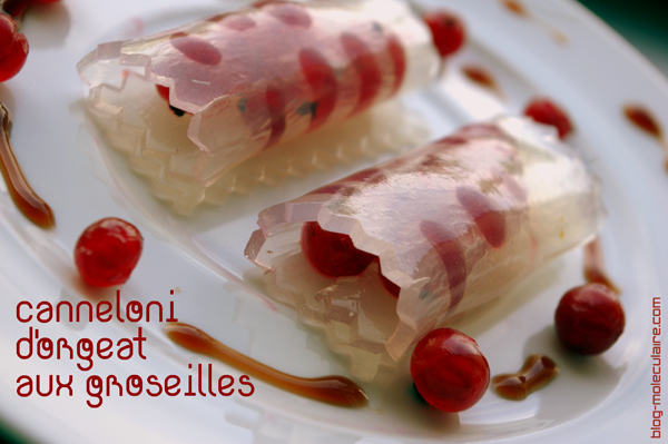 Cannelloni d’orgeat