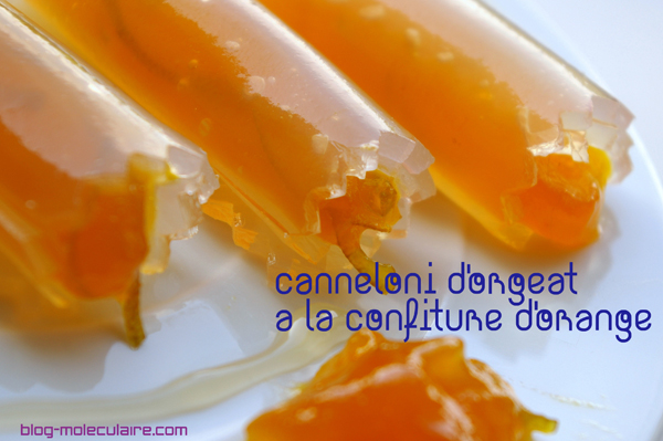 Cannelloni d’orgeat