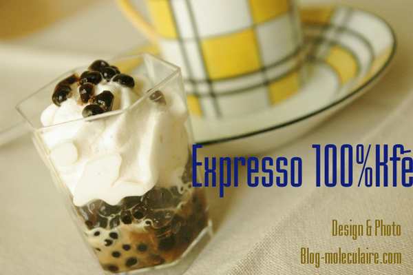 Verrine d'expresso 100% Kfé